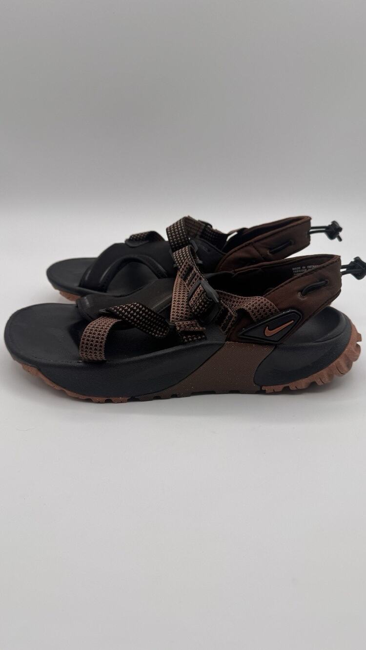 Nike Oneonta Trail Sandal DJ6604-002 Men's US 8 Brown Black Adjustable Hike